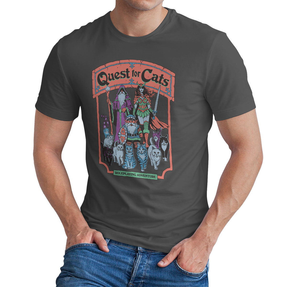 Steven Rhodes - Quest For Cats T-Shirt