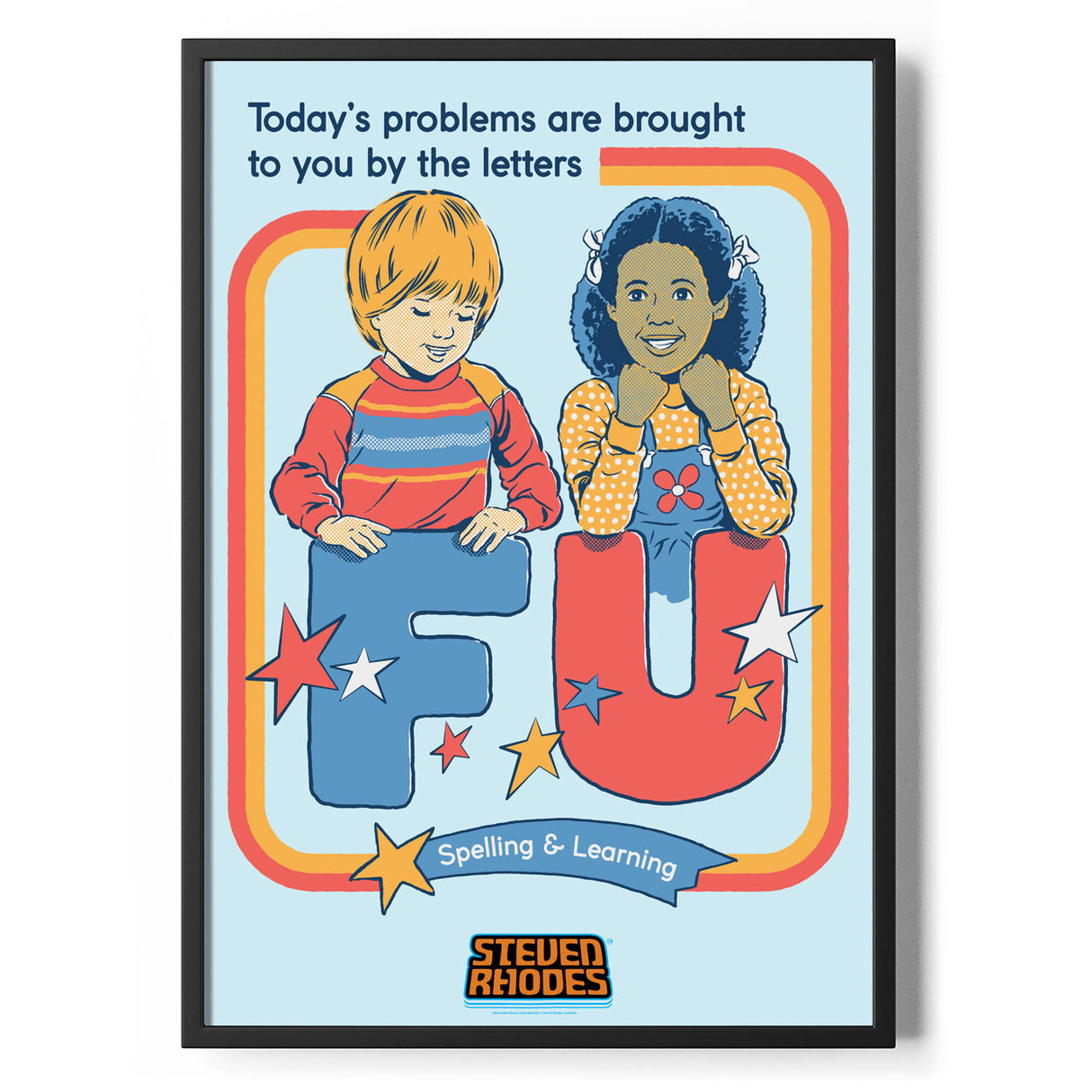 Todays Letters FU Poster Standard