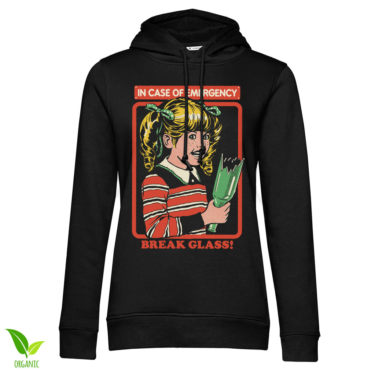 In Case Of Emergency - Break Glass Girly Hoodie