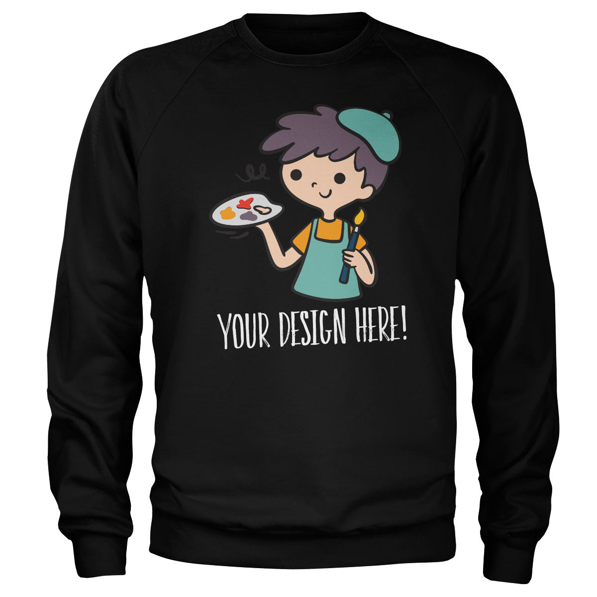 Design Your Own Sweatshirt - Black