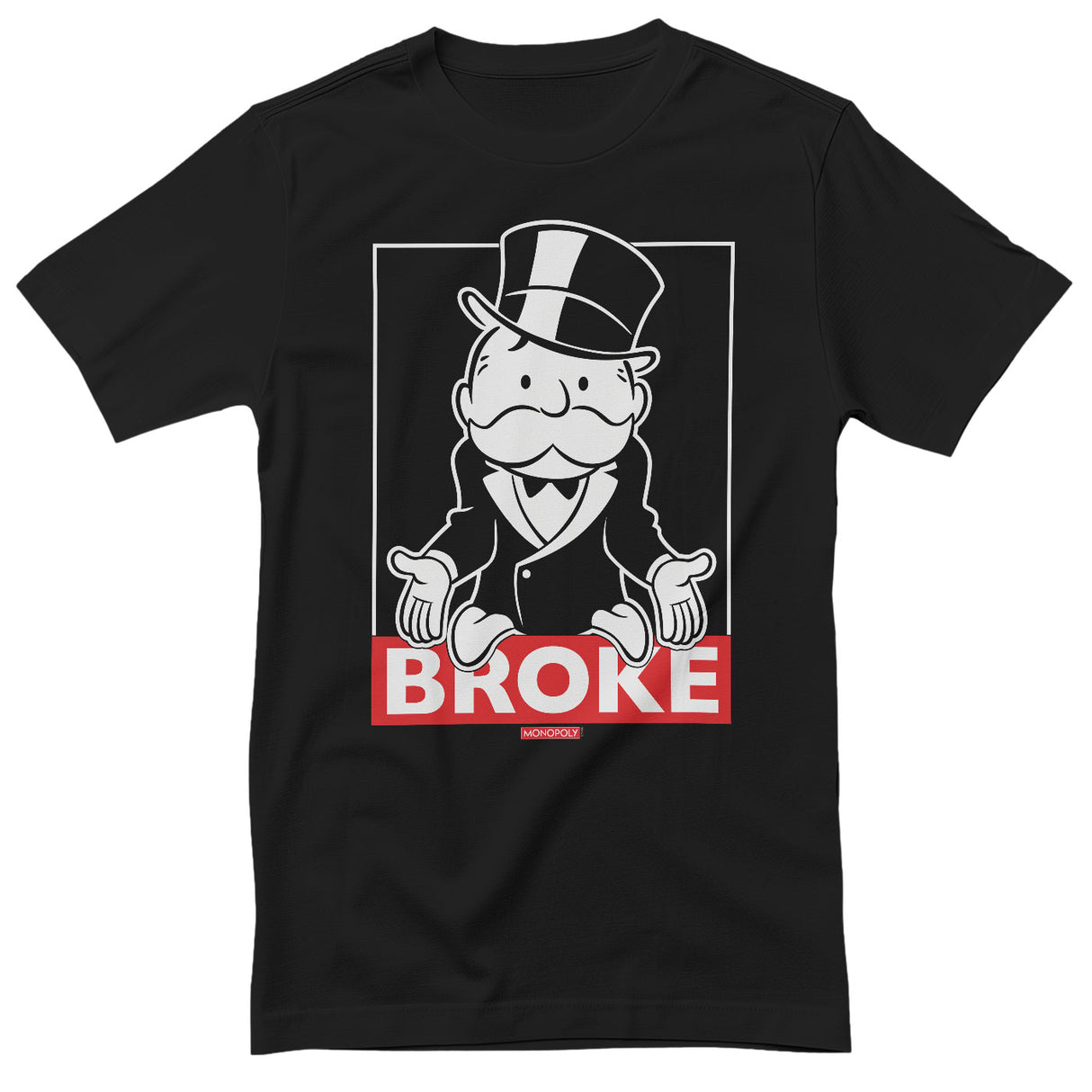 Mr Monopoly - BROKE T-Shirt