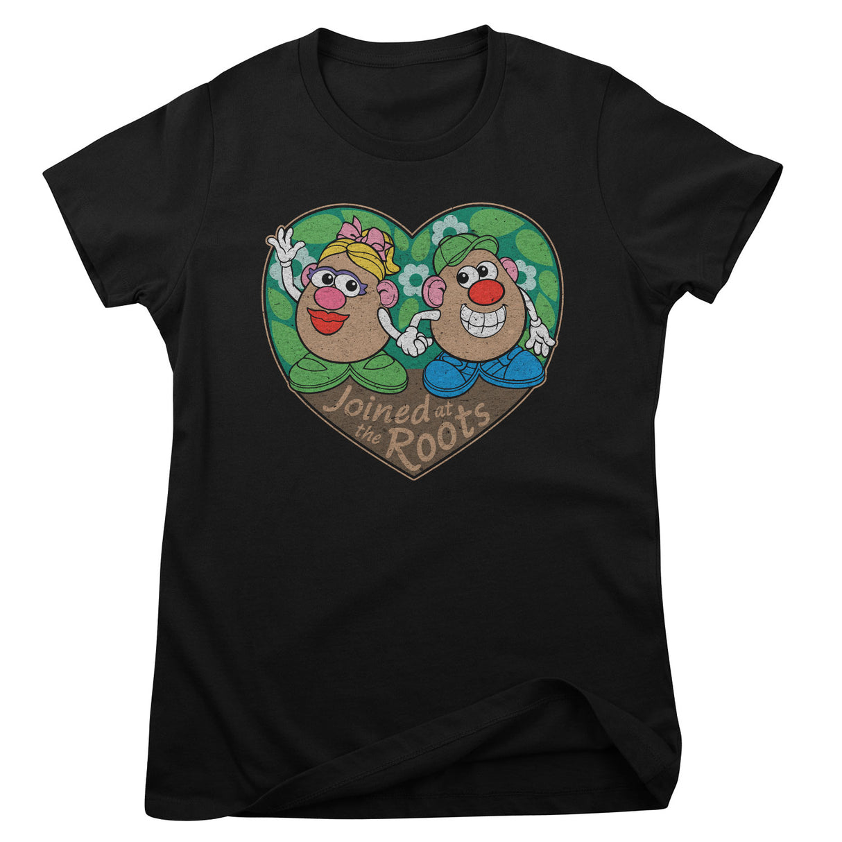 Mr & Mrs Potato Head - Joined at the Roots Girly Tee