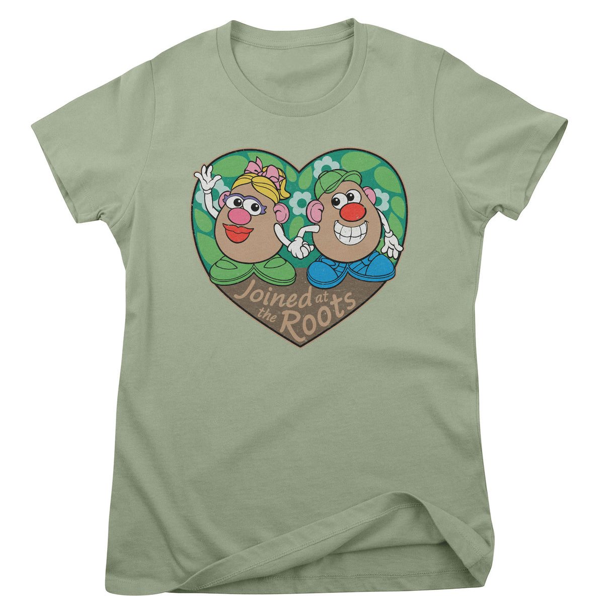 Mr & Mrs Potato Head - Joined at the Roots Girly Tee