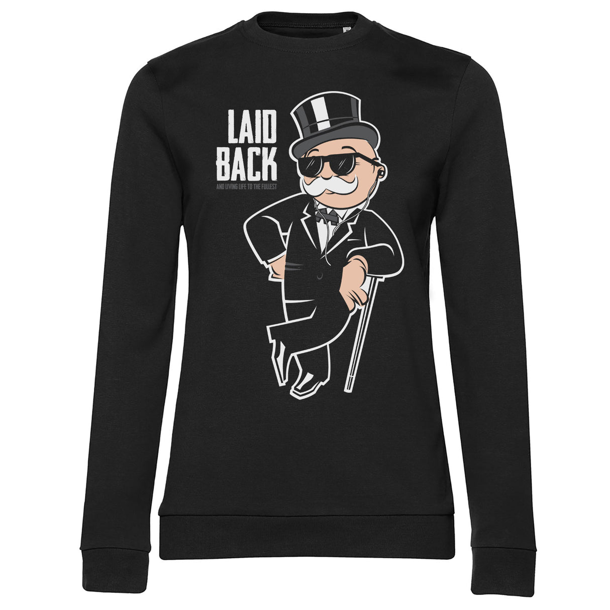 Mr Monopoly - Laid Back Girly Sweatshirt