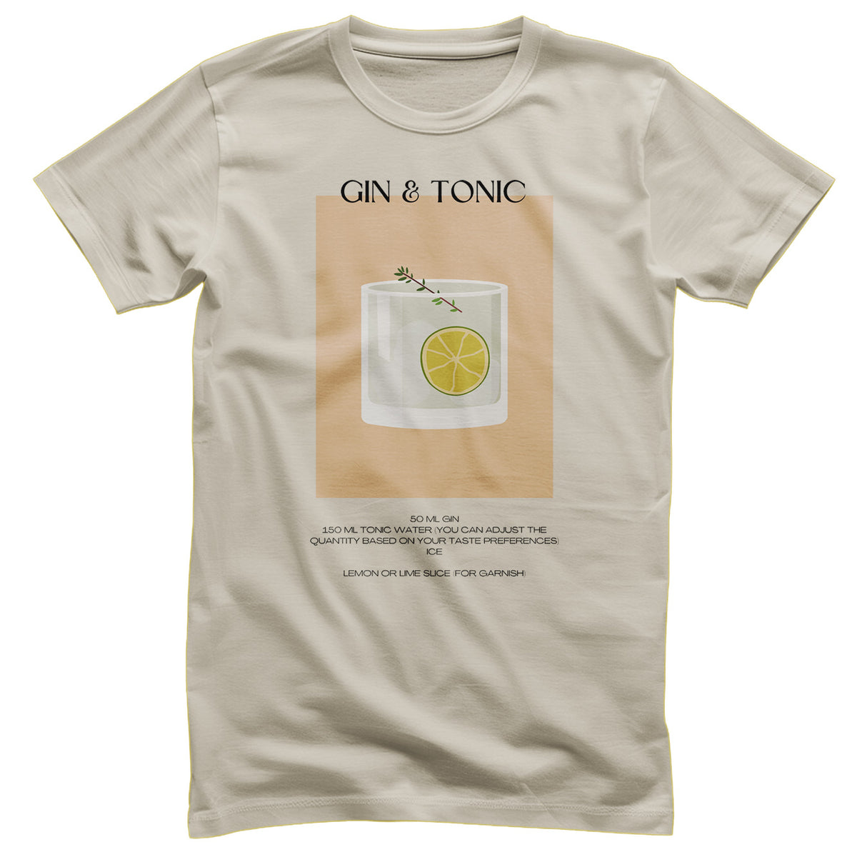 Gin & Tonic - Coctail Recipe T-Shirt
