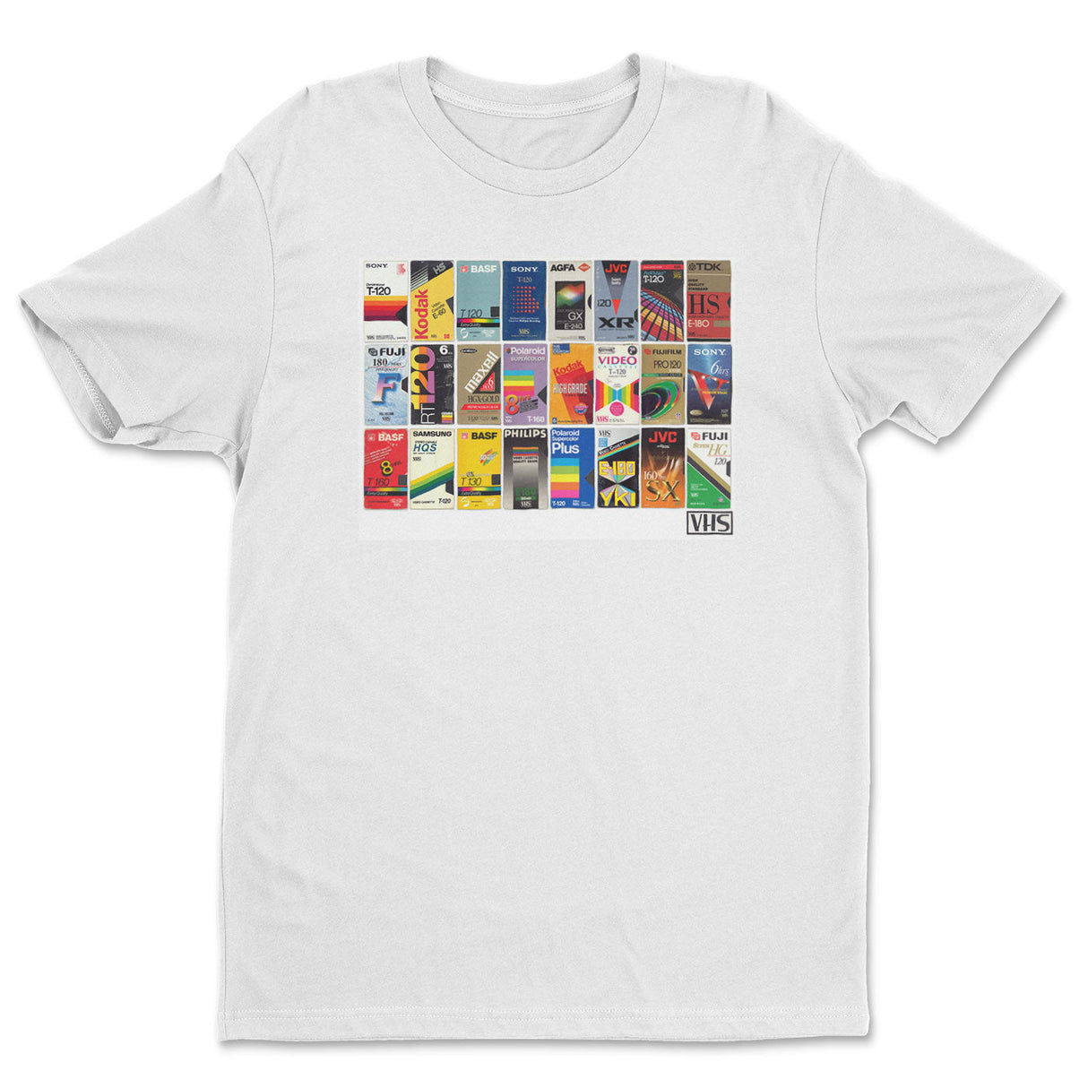 Mixed VHS Cassette Tapes Tee