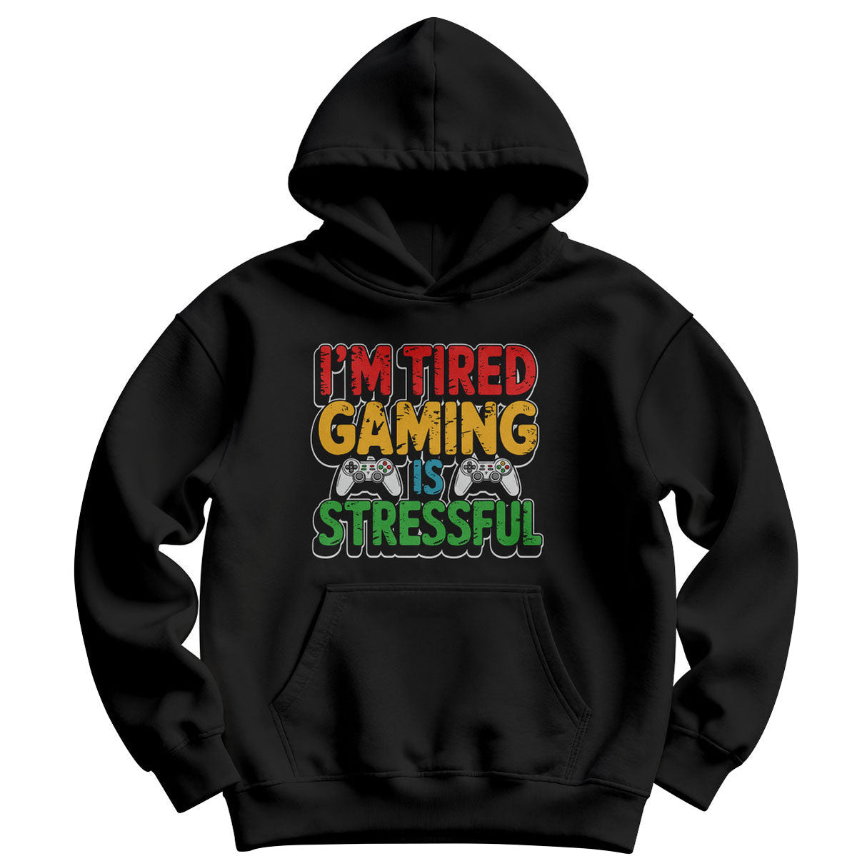 I'm Tired - Gaming Is Stressful Kids Hoodie