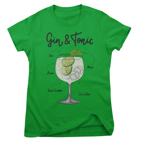 Gin & Tonic - Ingredients Girly Tee