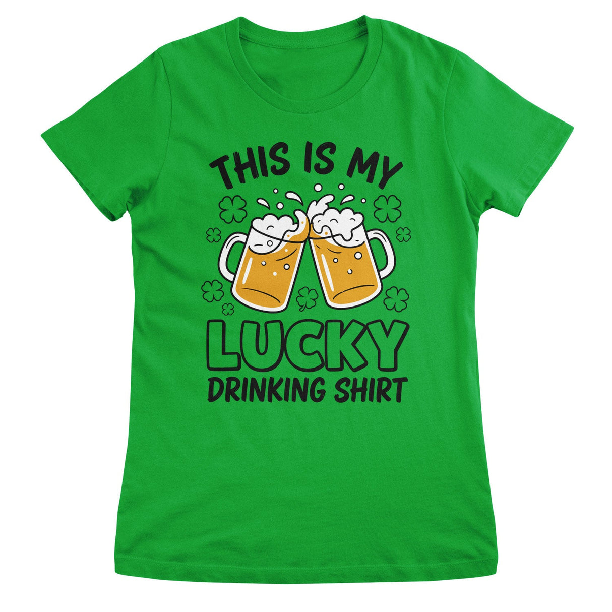 This Is My Lucky Drinking T-Shirt - Girly Top