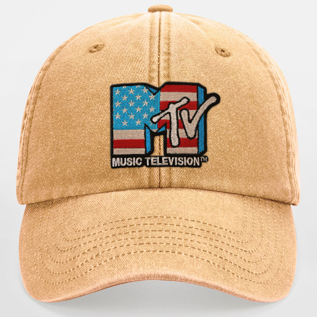 MTV American Flag Vintage Low Profile Cap