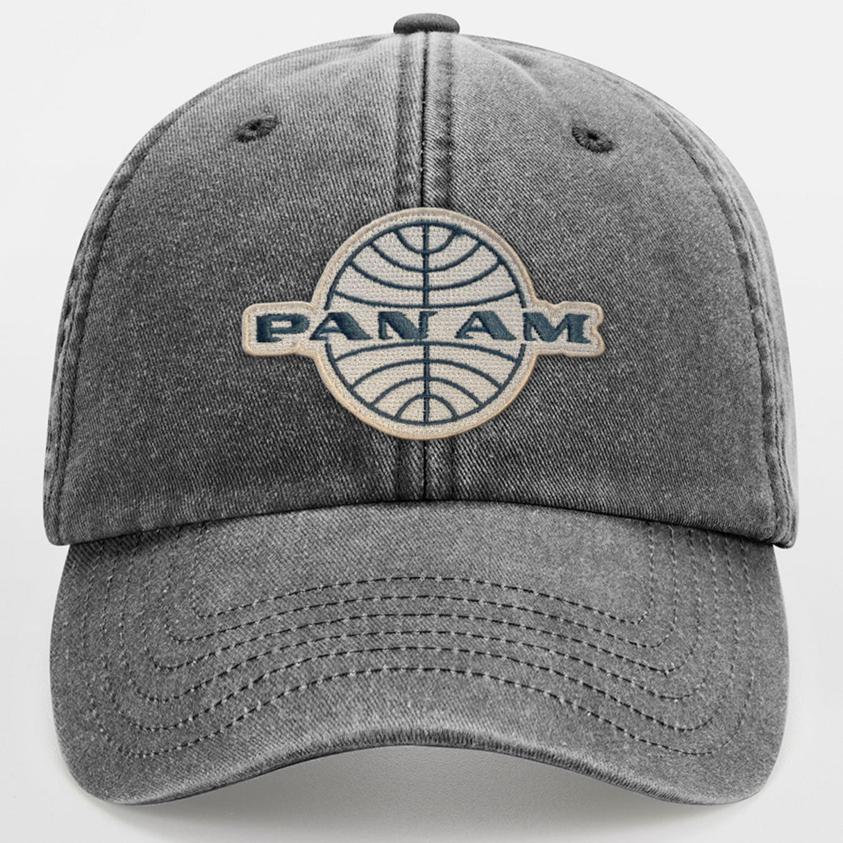 Pan-Am Retro Logo Patch Vintage Low Profile Cap