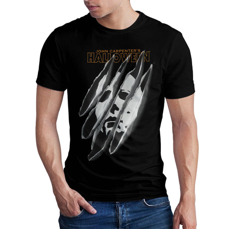 Halloween  - Michael Myers Slashed Mask T-Shirt