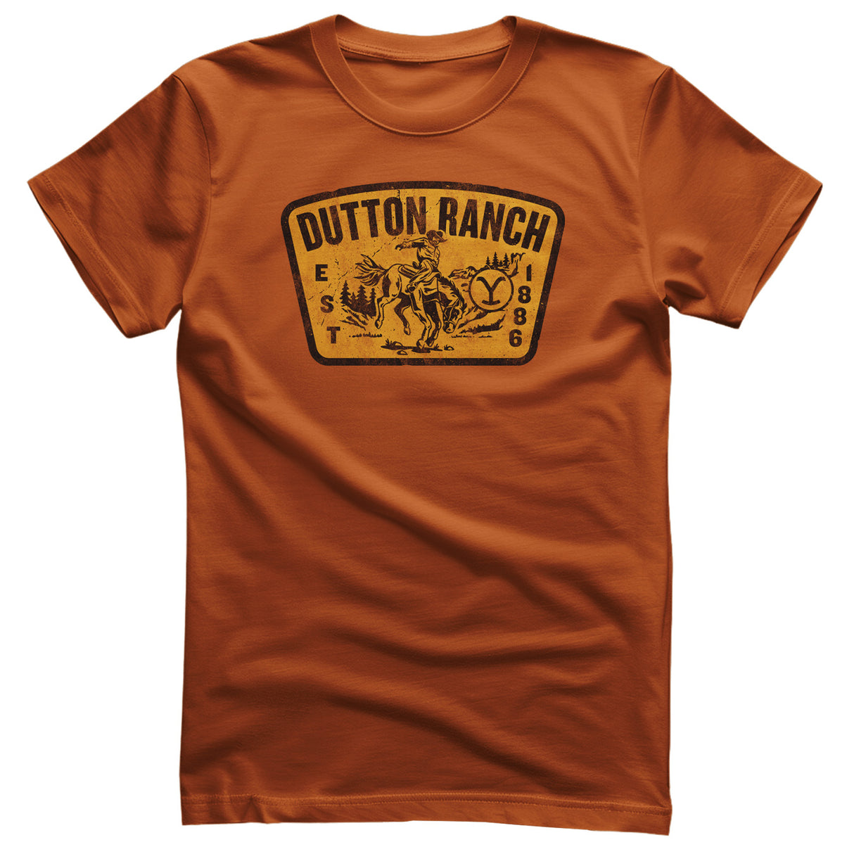 Yellowstone - Washed Dutton Ranch Patch T-Shirt