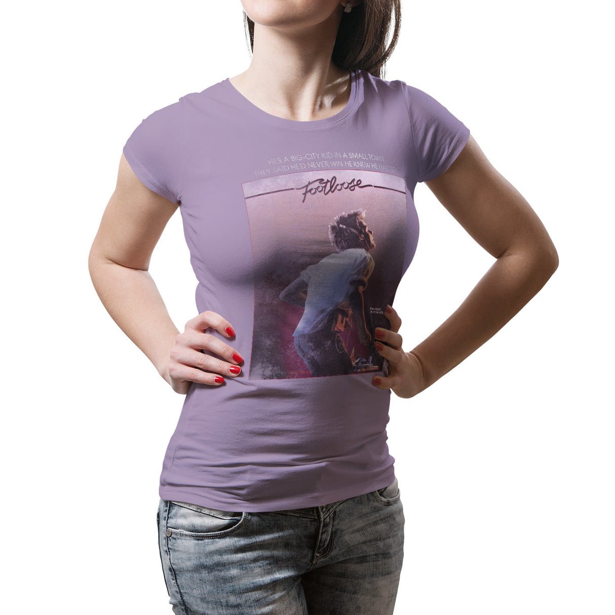 Footloose Vintage Movie Poster Girly Tee