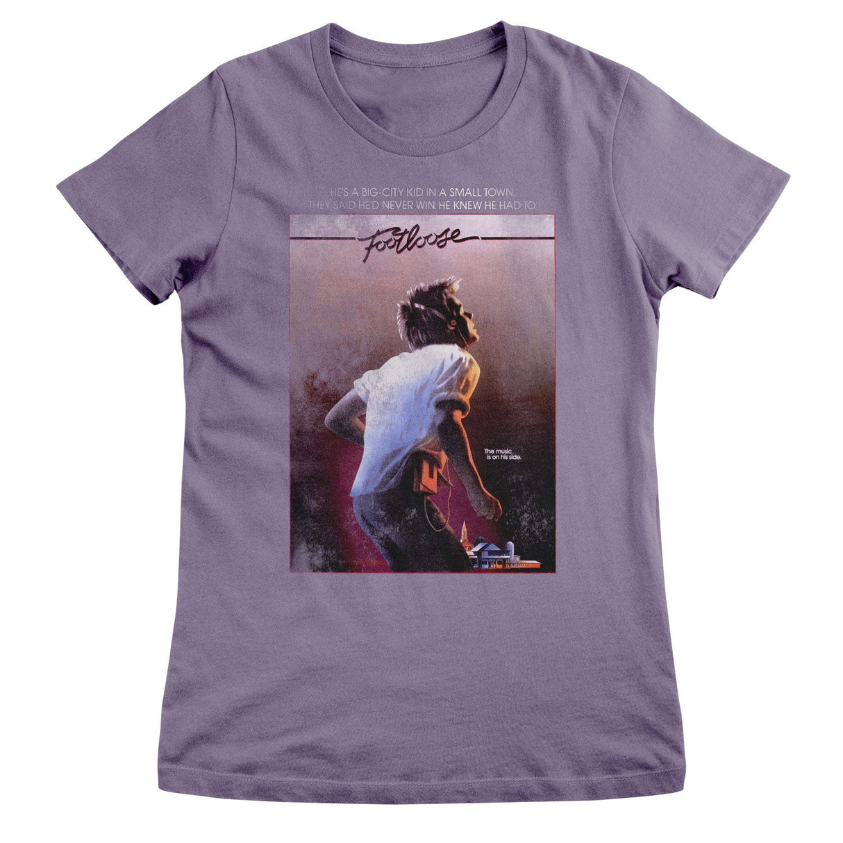 Footloose Vintage Movie Poster Girly Tee