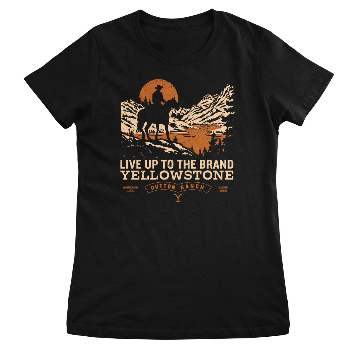 Yellowstone - Live Up To The Brand Girly Tee