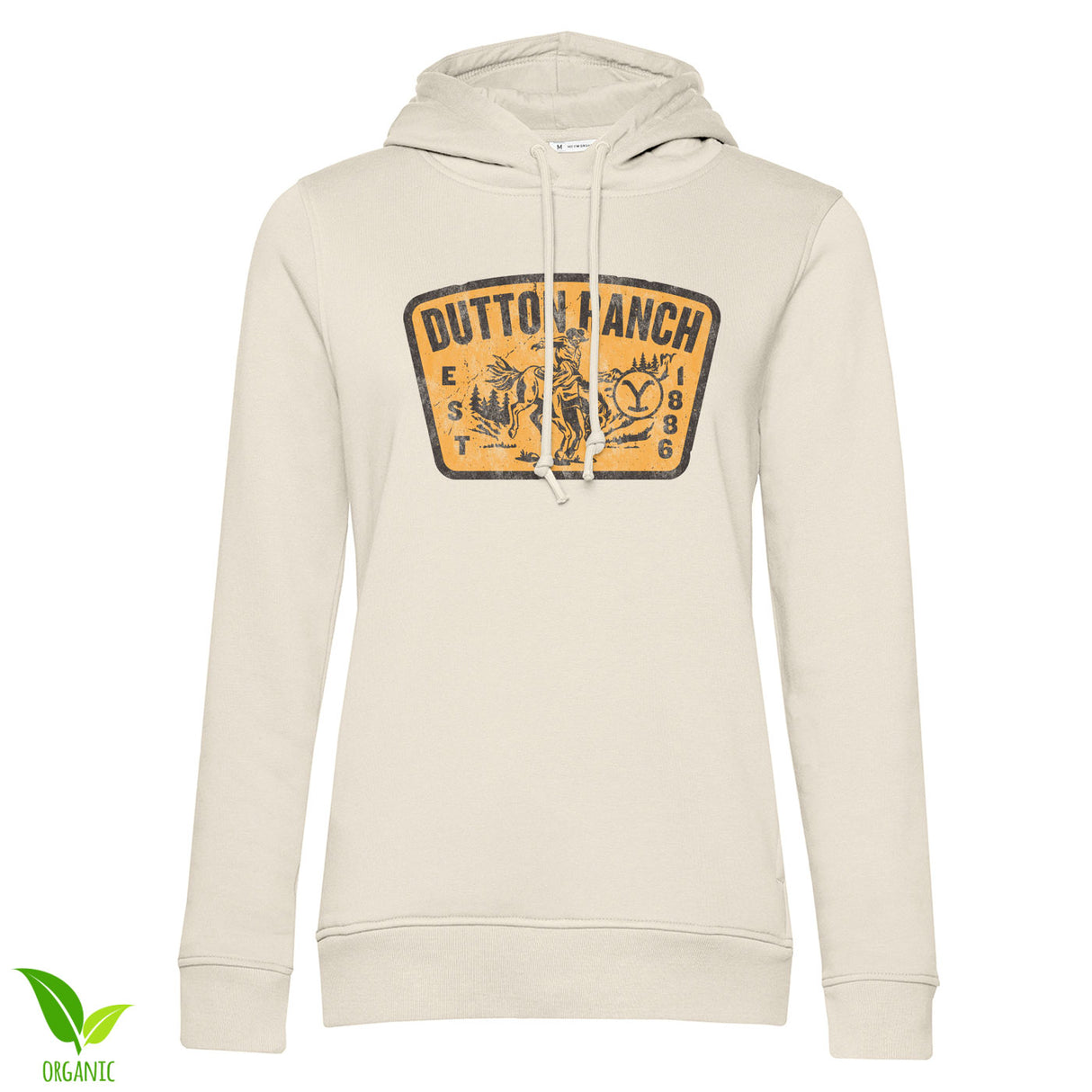 Yellowstone - Washed Dutton Ranch Patch Girly Hoodie