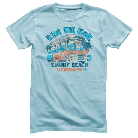 Ride The Wave - Smurf Beach T-Shirt