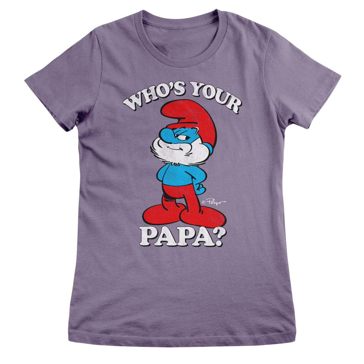 Who's Your Papa? Girly Tee
