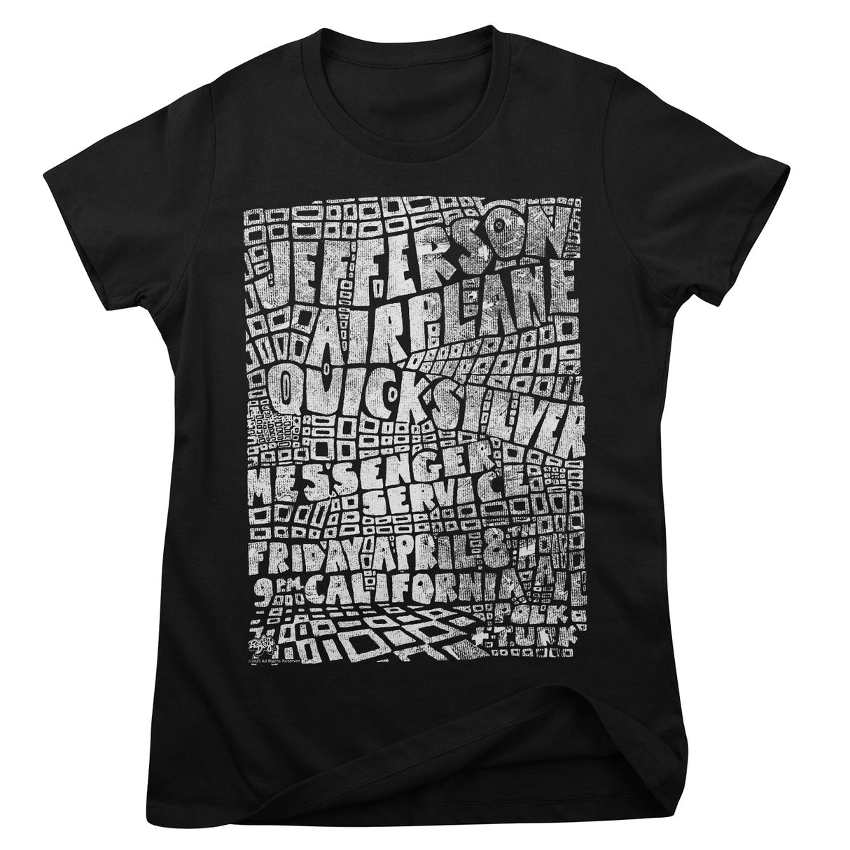 Jefferson Airplane Quicksilver Messenger Service Girly Tee