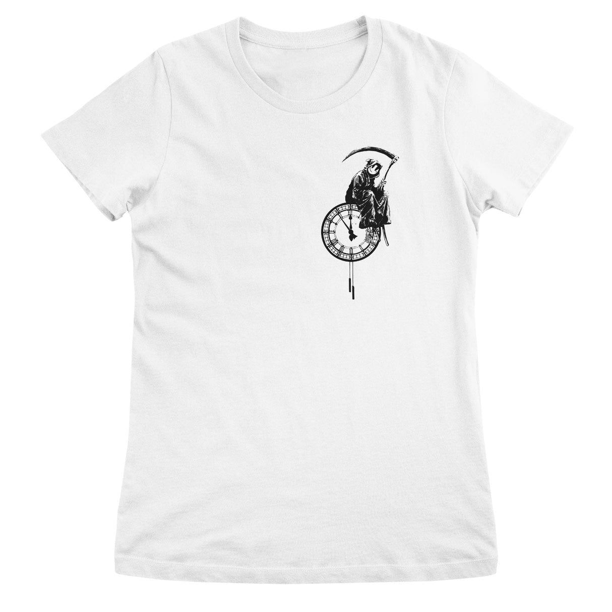 Banksy - Time Is Up Girly Top