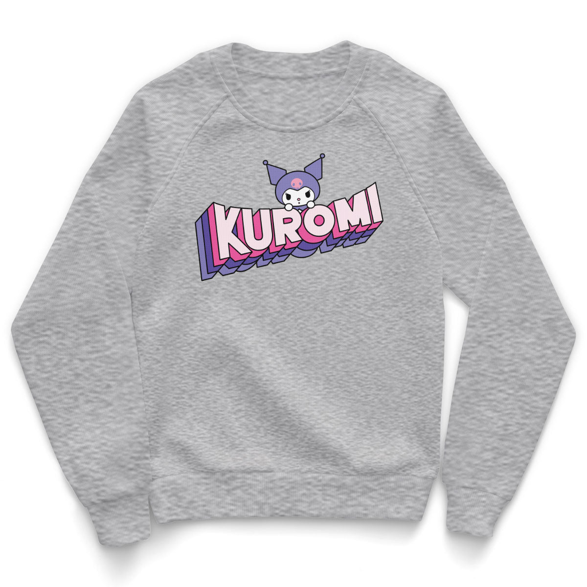 Kuromi Retro Pop Logo Kids Sweatshirt