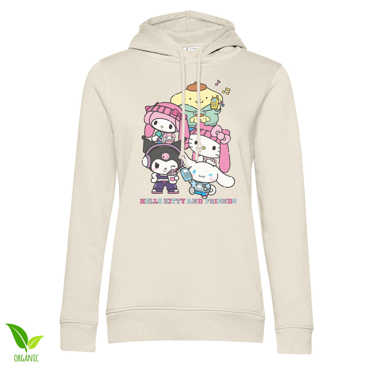 Hello Kitty and Friends Stacked Gang Girly Hoodie