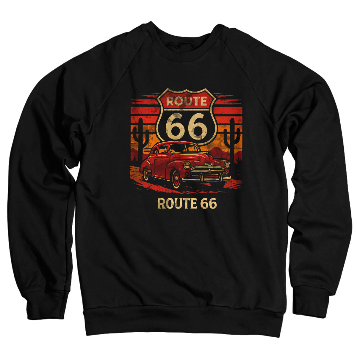Route 66 - Retro Desert Sweatshirt