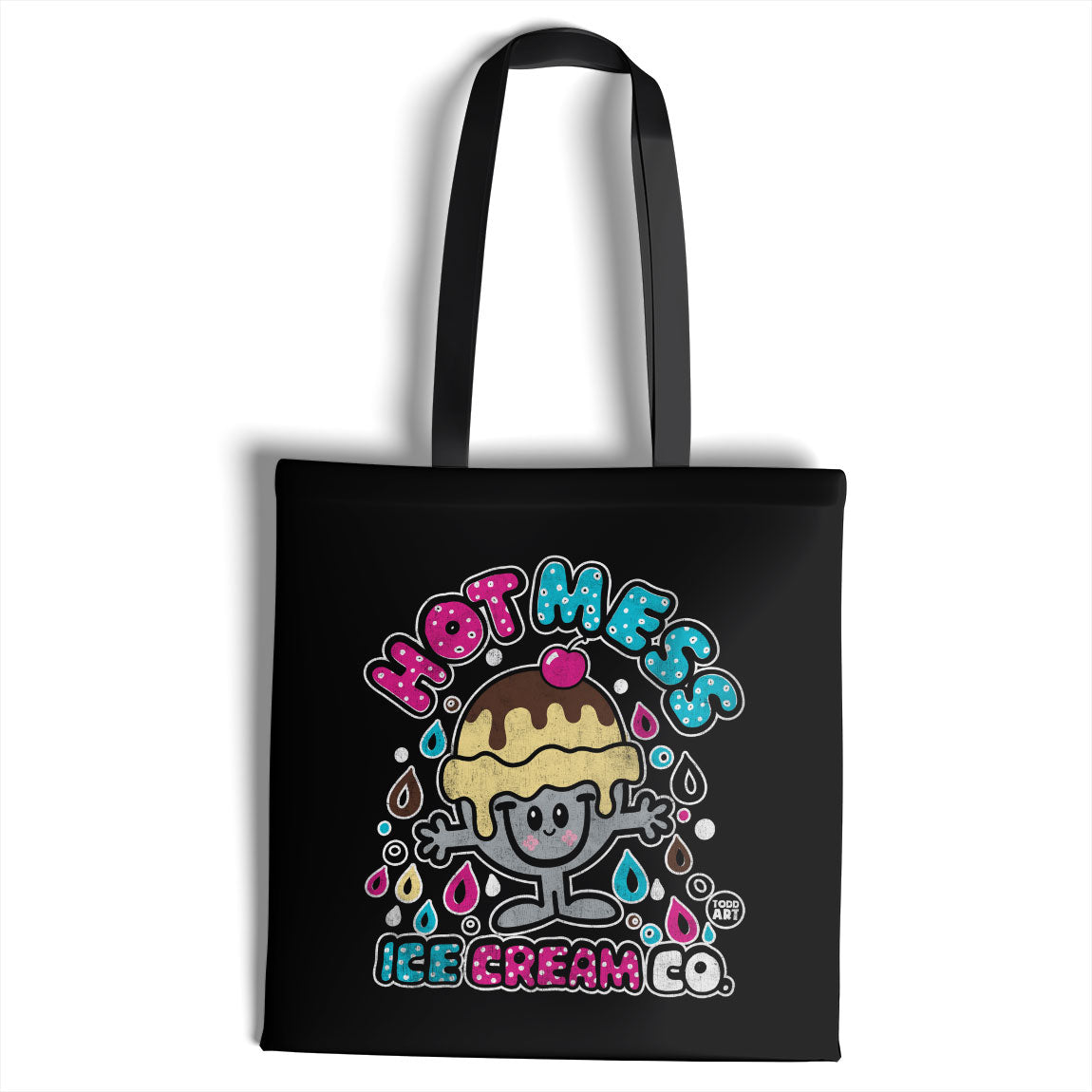 Hot Mess Ice Cream Co - ToddArt Tote Bag