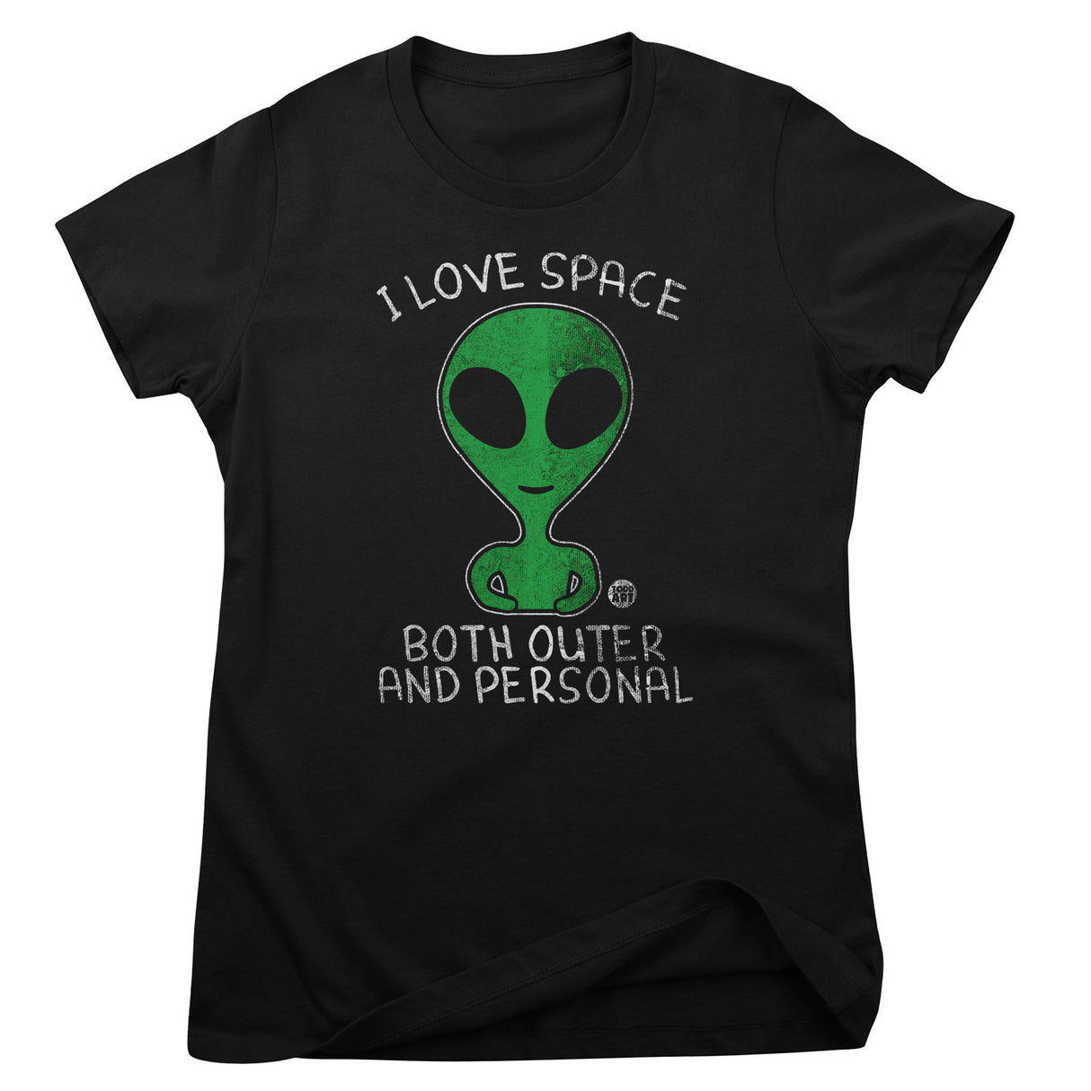 I Like Space - Both Outer and Personal - ToddArt Girly Tee