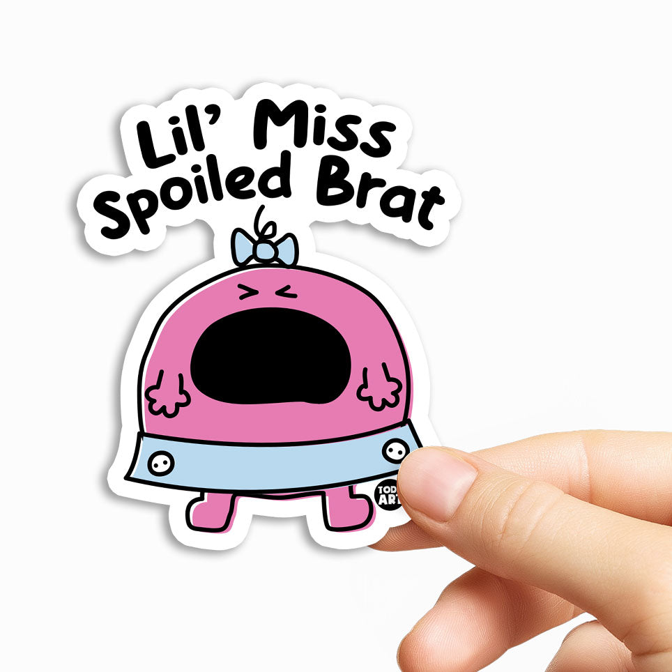 Lil' Miss Spoled Brat Sticker