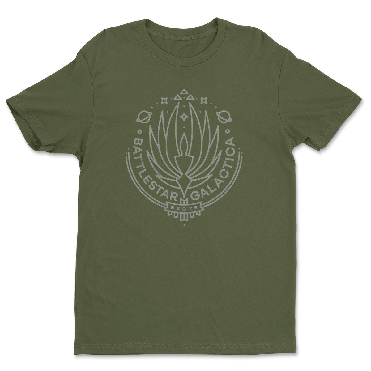 Battlestar Galactica BSG75 Badge T-Shirt