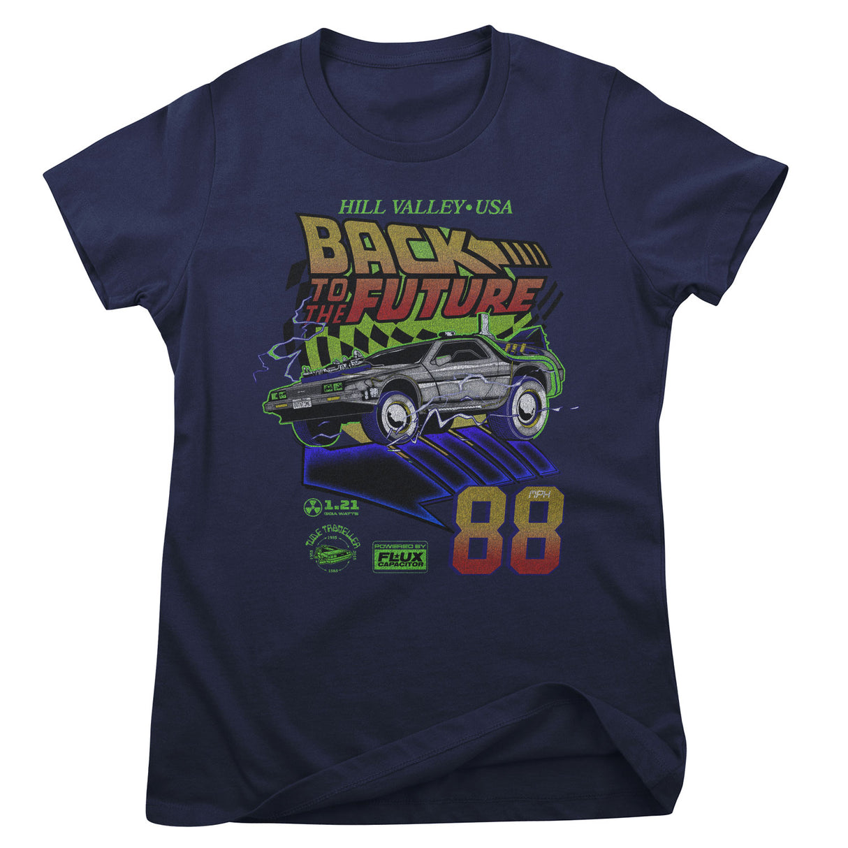 Back To The Future In Full Speed Girly Tee