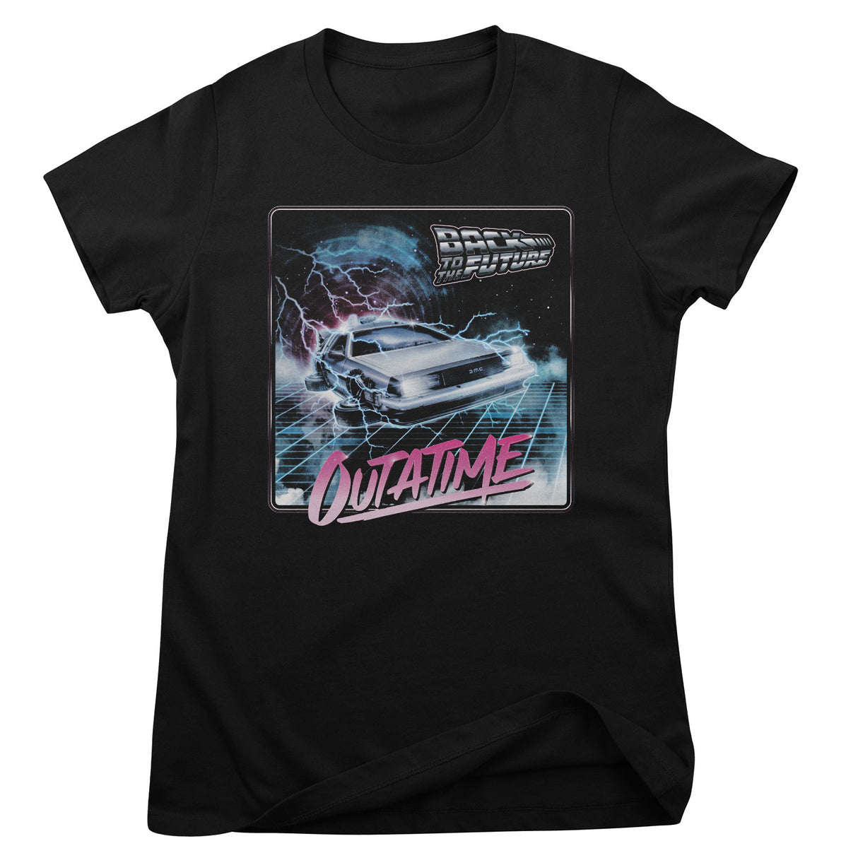 Back To The Future - 80's Outatime Girly Tee