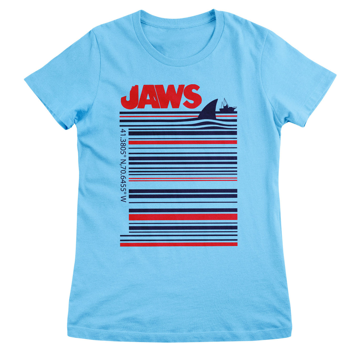 Jaws Barcode Girly Tee