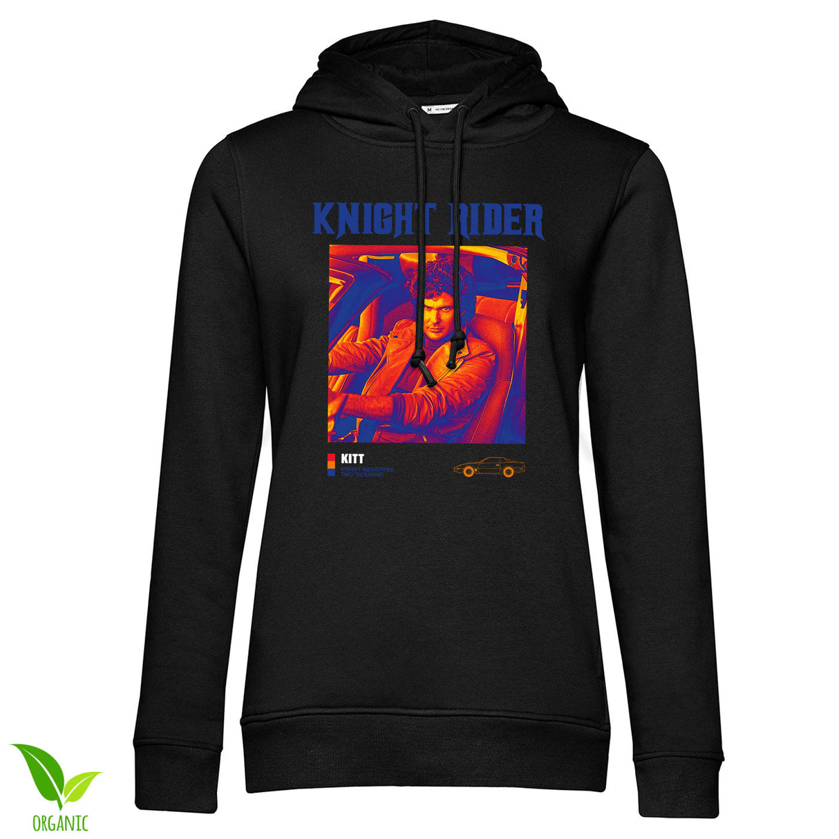 Knight Rider Dublex Kitt Girly Hoodie