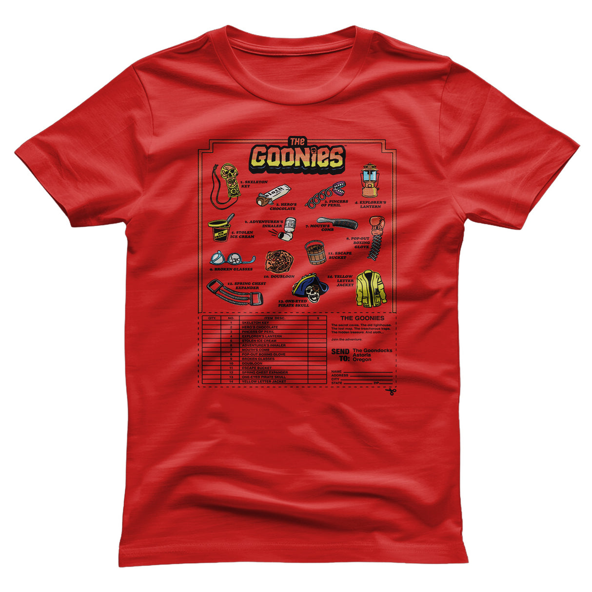 The Goonies Accessories Mail Order T-Shirt