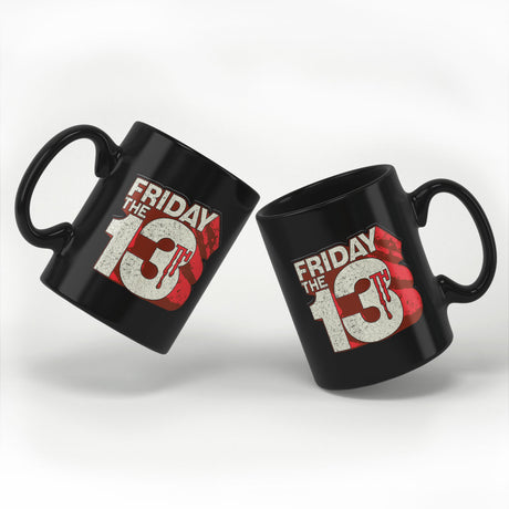 Friday The 13th Block Logo Mug