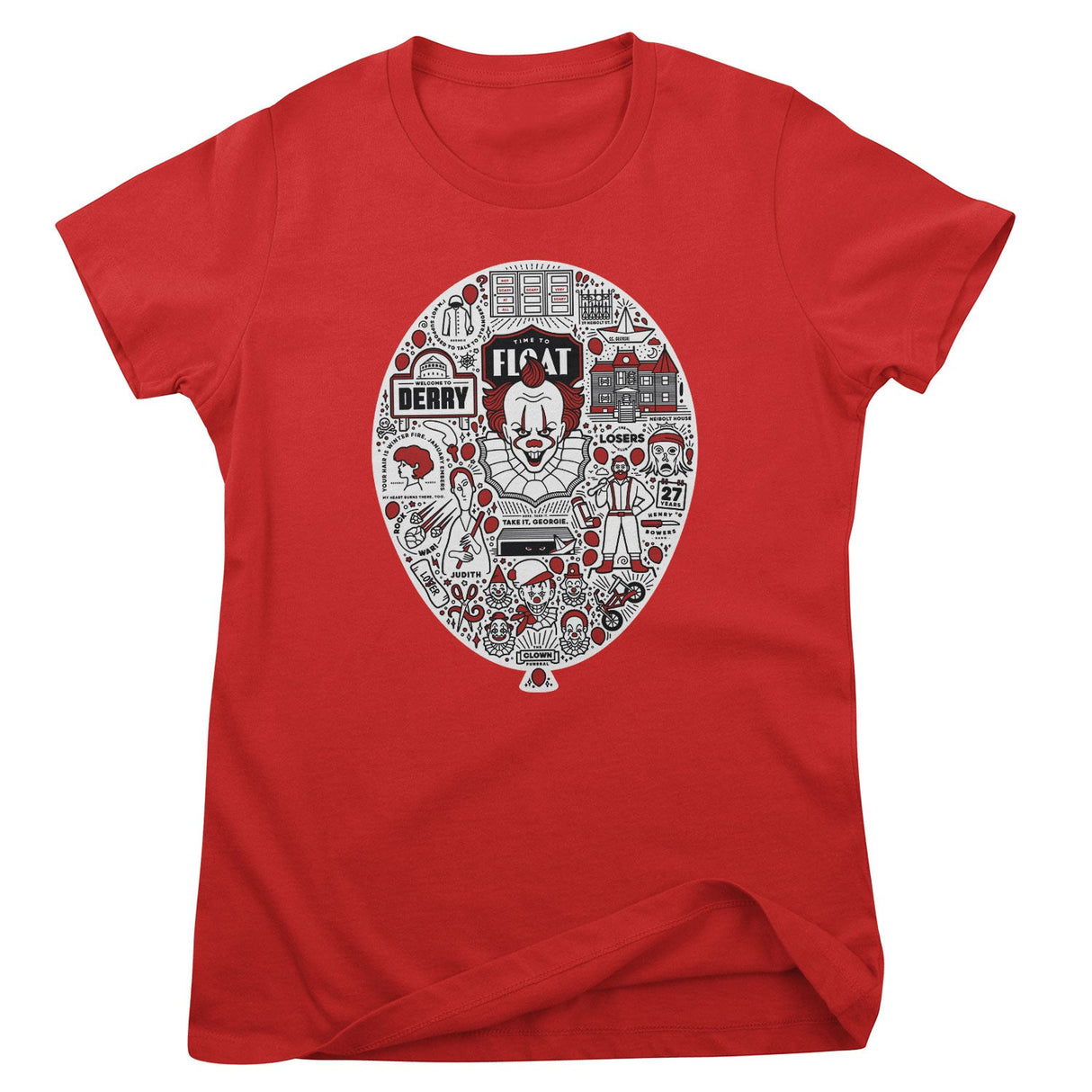 IT Balloon Icons Girly Tee