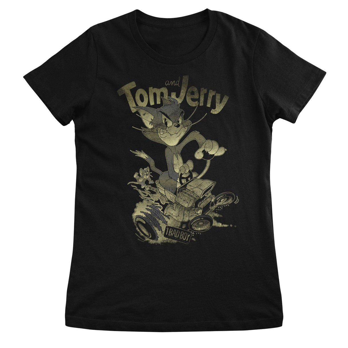 Tom & Jerry - No 1 Bad Boy Girly Tee
