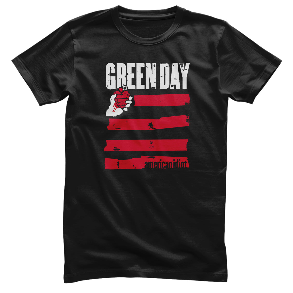 Green Day - American Idiot Stripes T-Shirt