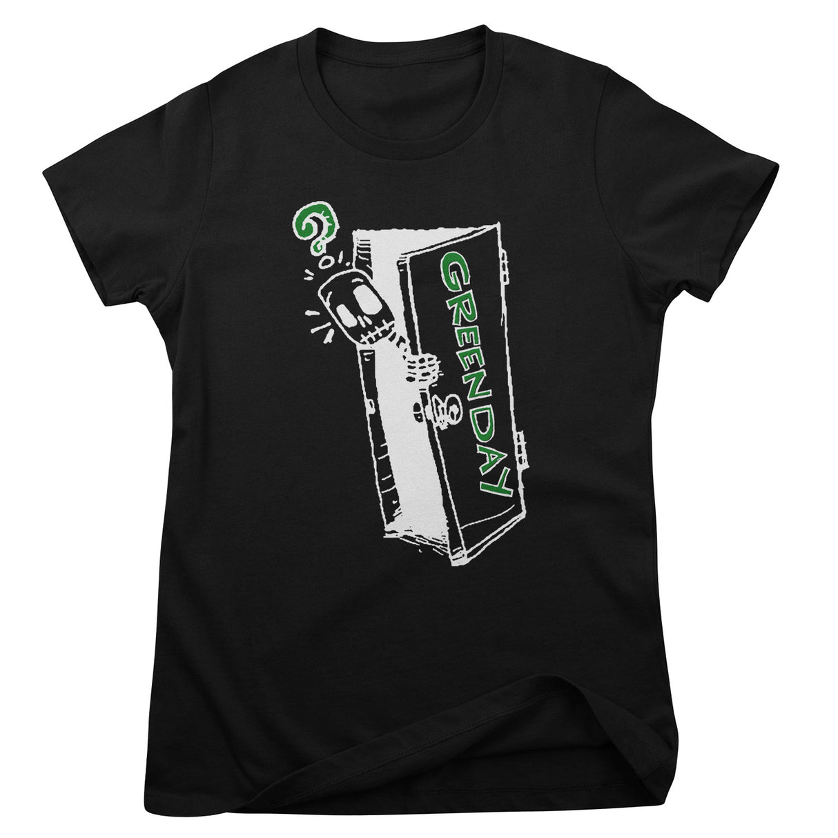 Green Day Skeleton Door Girly Tee