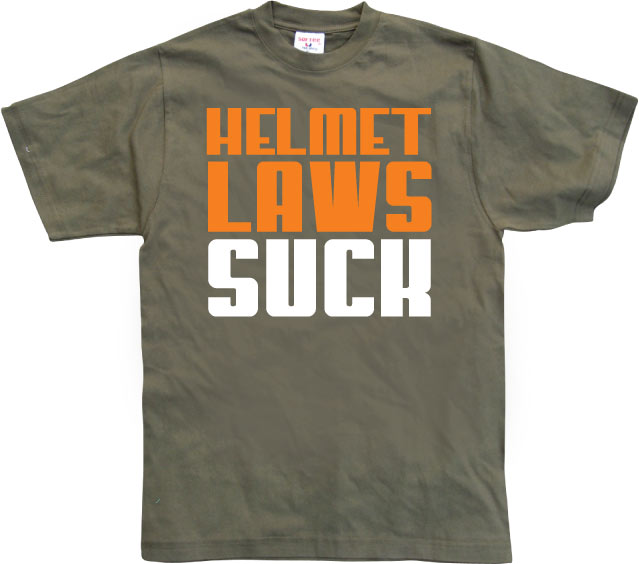 Helmet Laws Suck T-Shirt