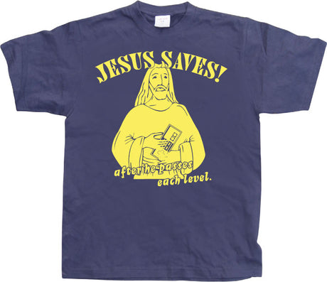 Jesus Saves! ...after he.. T-Shirt