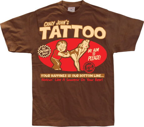 Crazy Johns Tattoo T-Shirt