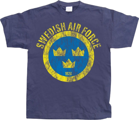 Swedish Airforce Distressed T-Shirt