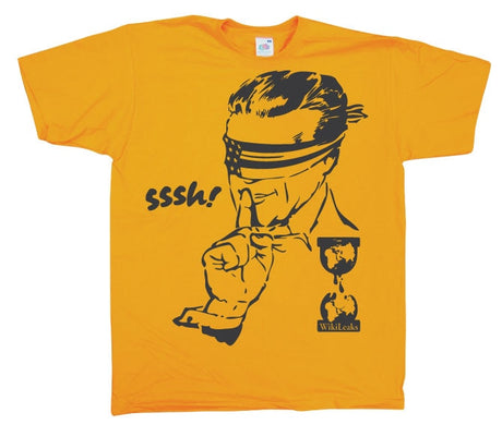 USA Goes Sssh! Wikileaks T-Shirt