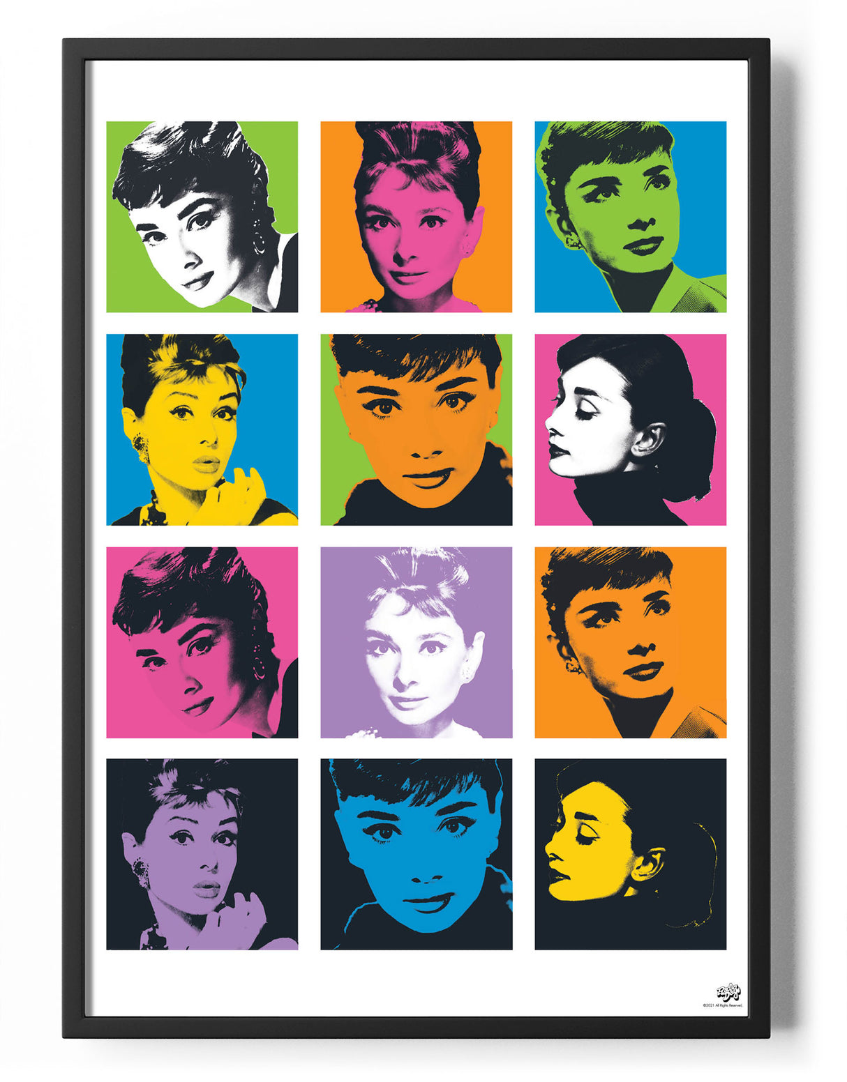 Duotone Audrey Poster