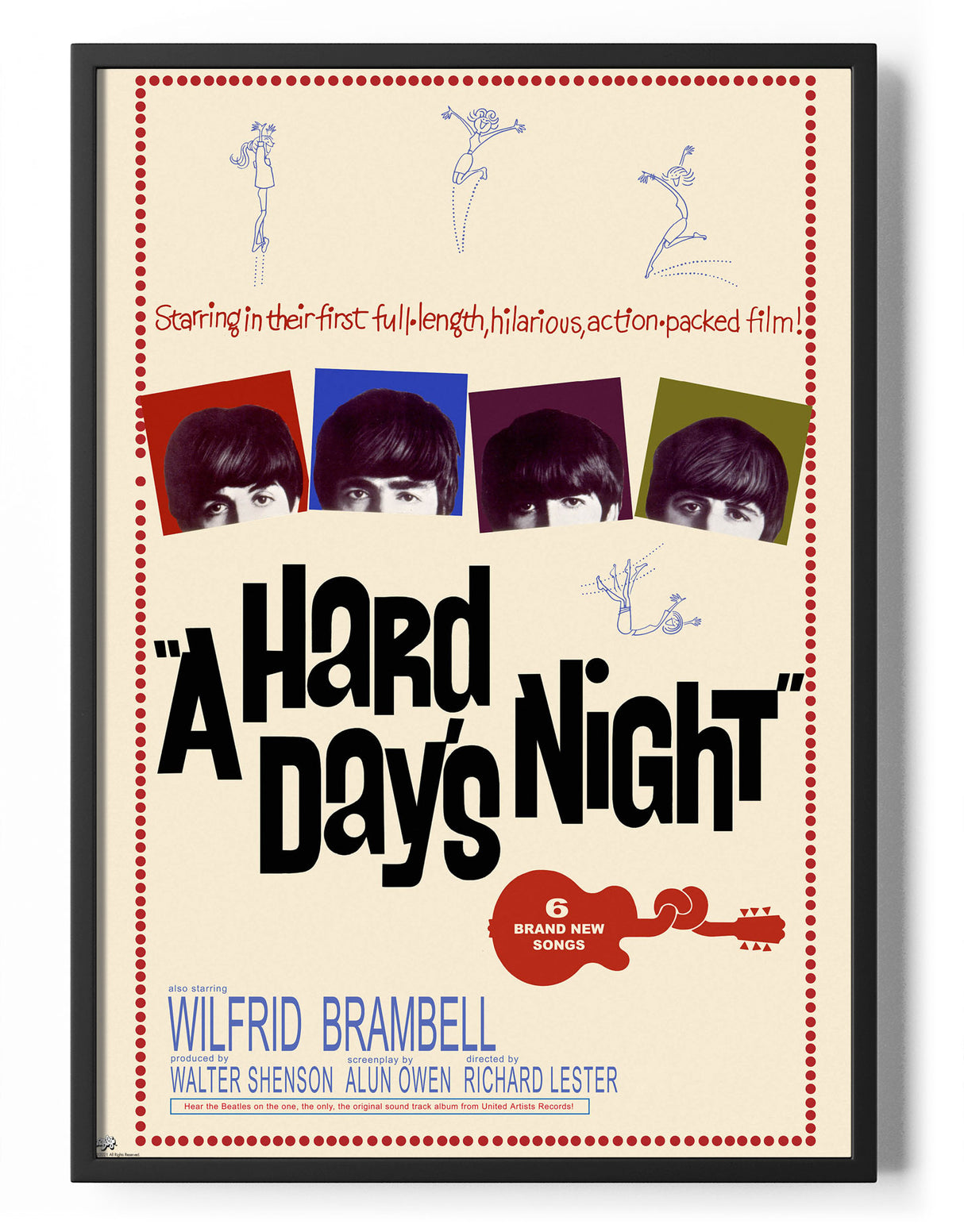 A Hard Days Night Poster