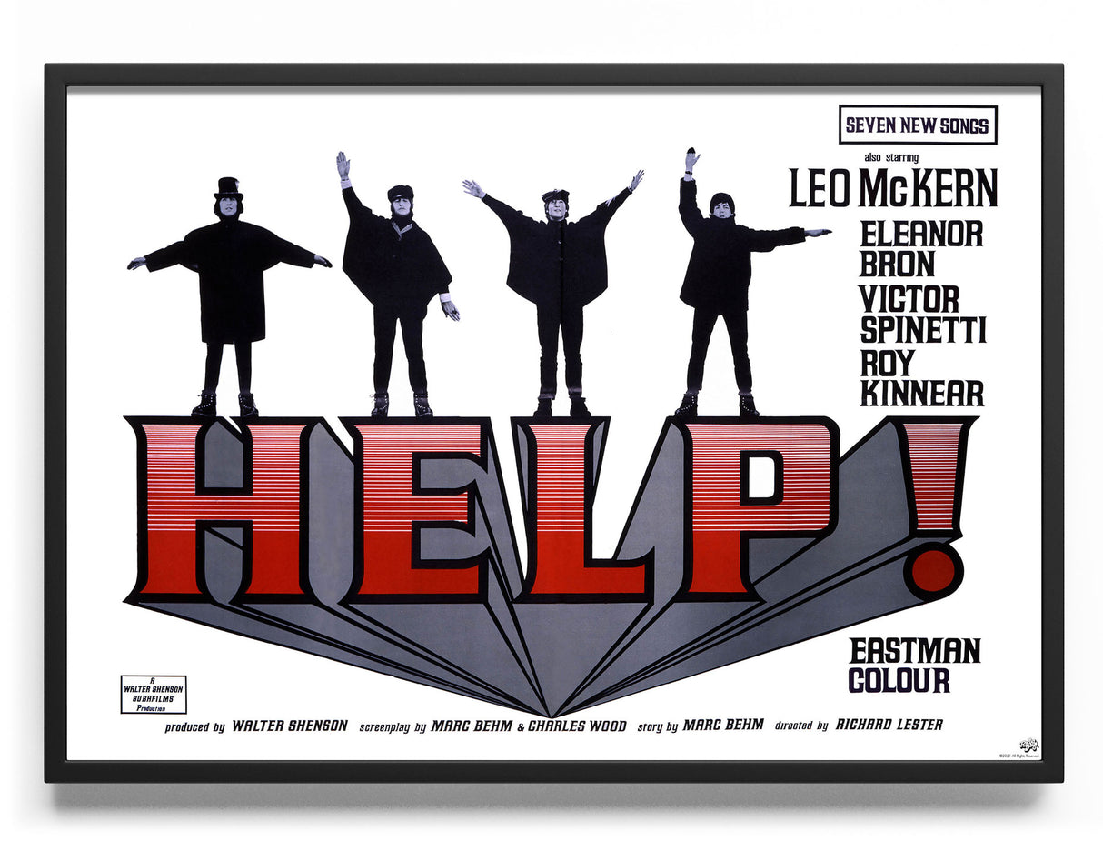 The Beatles - HELP Poster